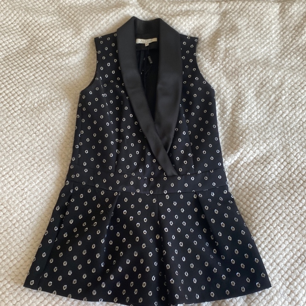 Black Alexis Romper